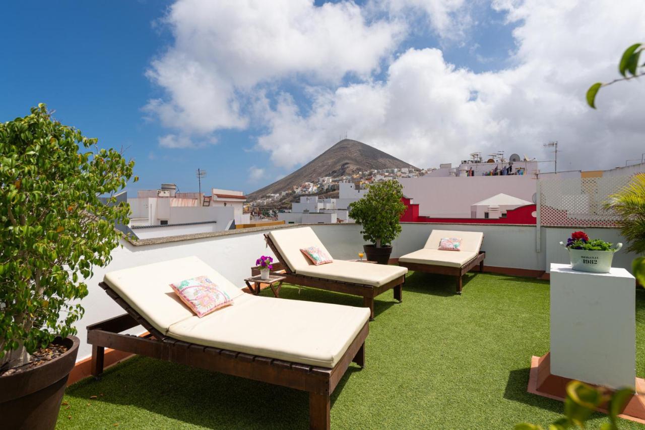 The Yellow House - Solarium - Climatized Pool Gáldar المظهر الخارجي الصورة