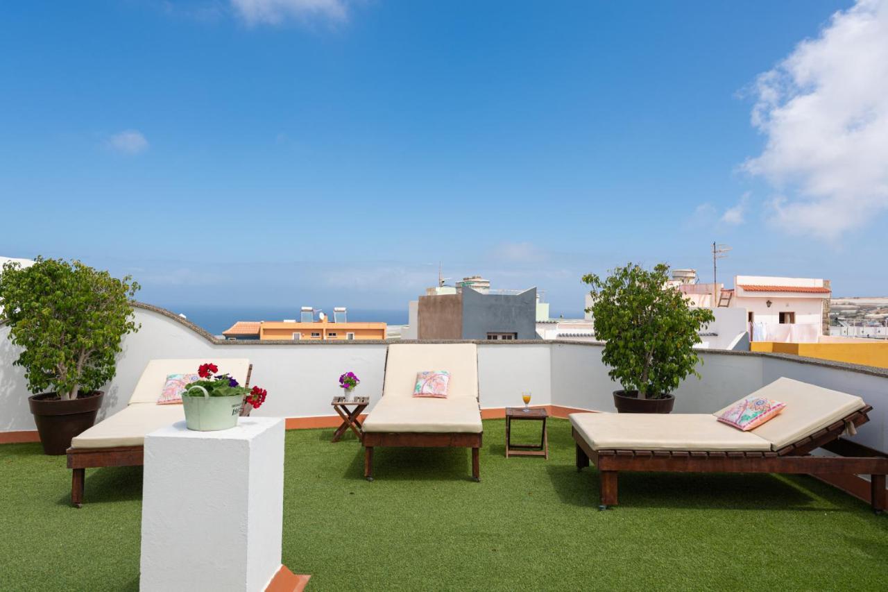 The Yellow House - Solarium - Climatized Pool Gáldar المظهر الخارجي الصورة
